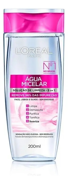 Água Micelar Solução De Limpeza 5 Em 1 L’oréal Paris Todos Os Tipos De Pele